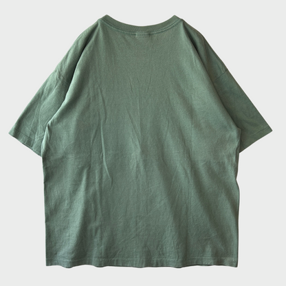 90's OLD GAP ポケットT シャツ シングルステッチ 緑 (XL)/A2782T-SO