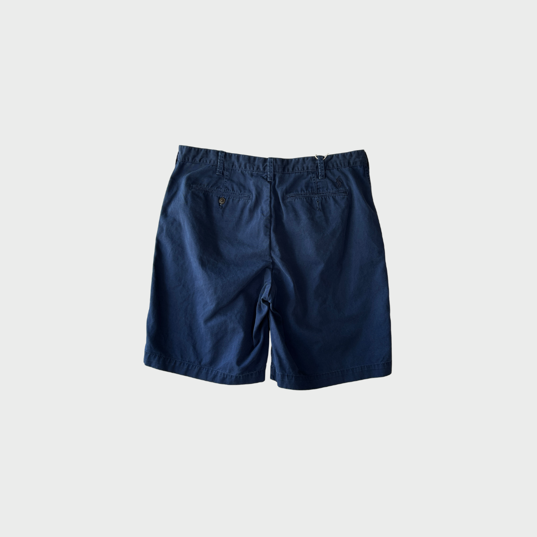 00's Polo by Ralph Lauren コットンチノ ショートパンツ ネイビー (34)/B3669P-SO