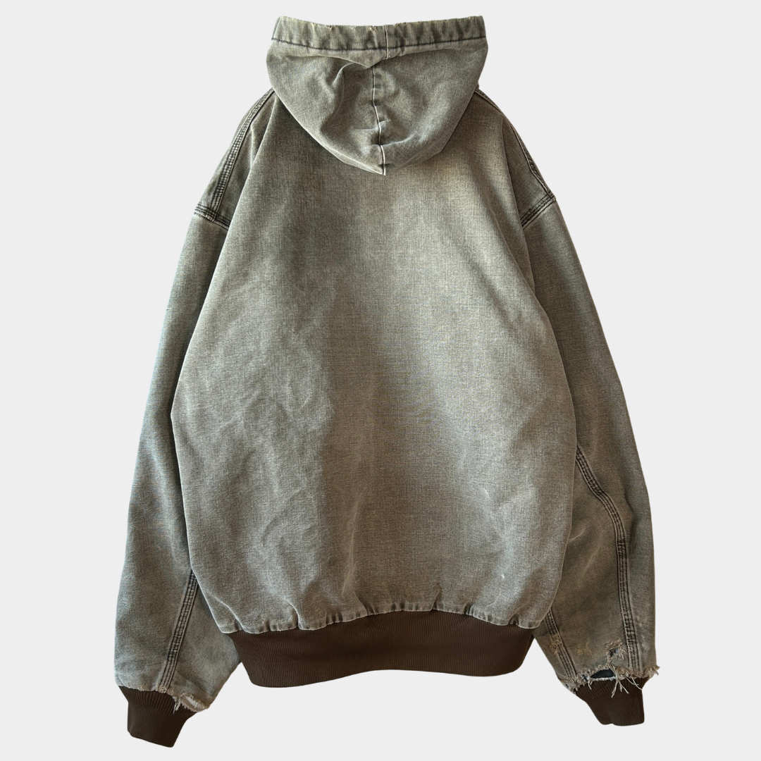 90's Carhartt カーハート アクティブジャケット フェード  ブラウン(L)/B3408J-SO