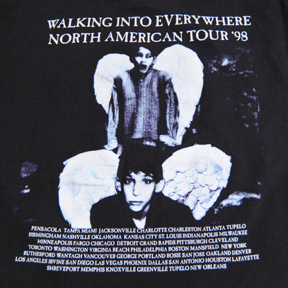 90's Jimmy Page Robert Plant Walking Into Everywhere ツアーTシャツ 黒 (XL)/A4019T-SO