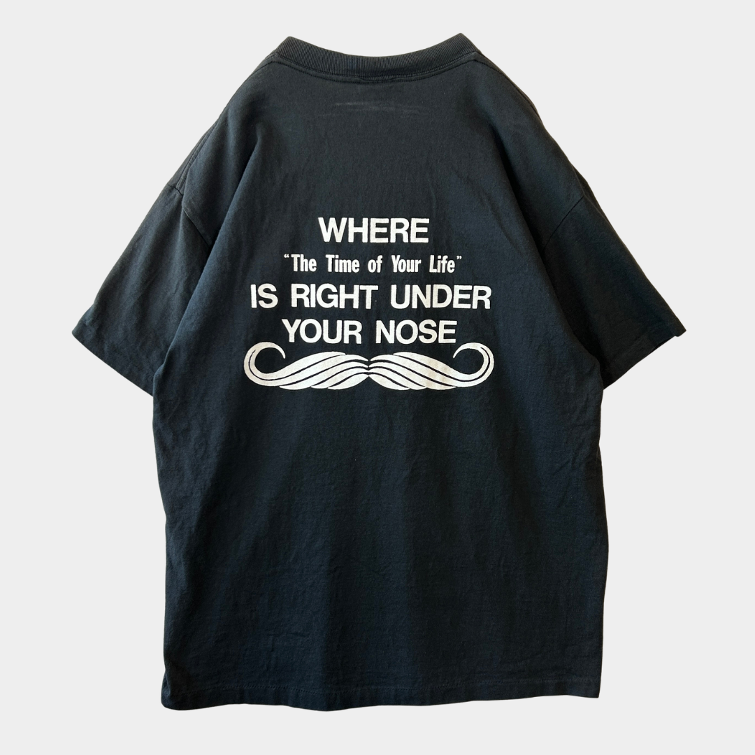 90's Delta HandleBar Harry's ショップTシャツ シングルステッチ USA製 黒 (L)/C0913T-SO