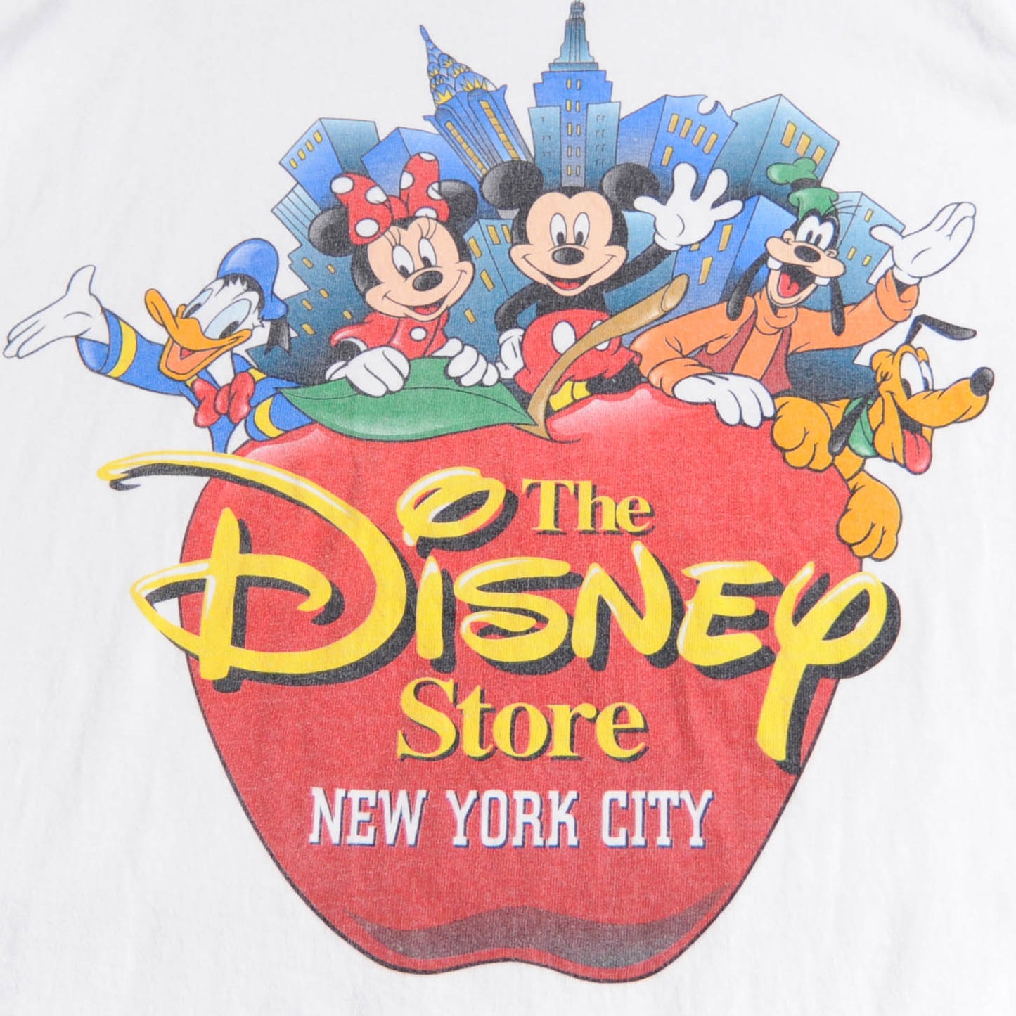 Disney Store NEW YORK CITY キャラクターTシャツ 白 (XL)/A2778T-SO