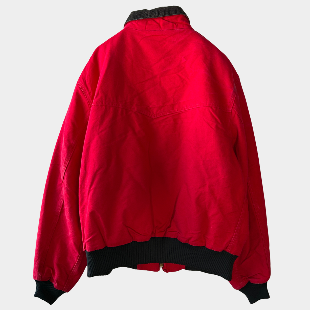 90's Carhartt カーハート サンタフェジャケット 赤 (2XL)/A4906O-SO