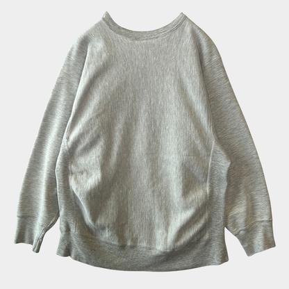 80's Champion リバースウィーブ AIR FORCE ATHLETIC カプセル３段プリント スウェット ミリタリー(XL)/C0268R-SO