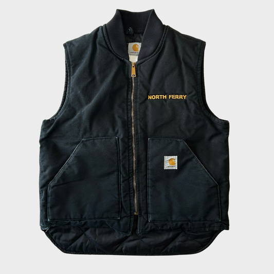 Carhartt カーハート ダックベスト NORTH FERRY ブラック (サイズ不明）/C0420V-SO