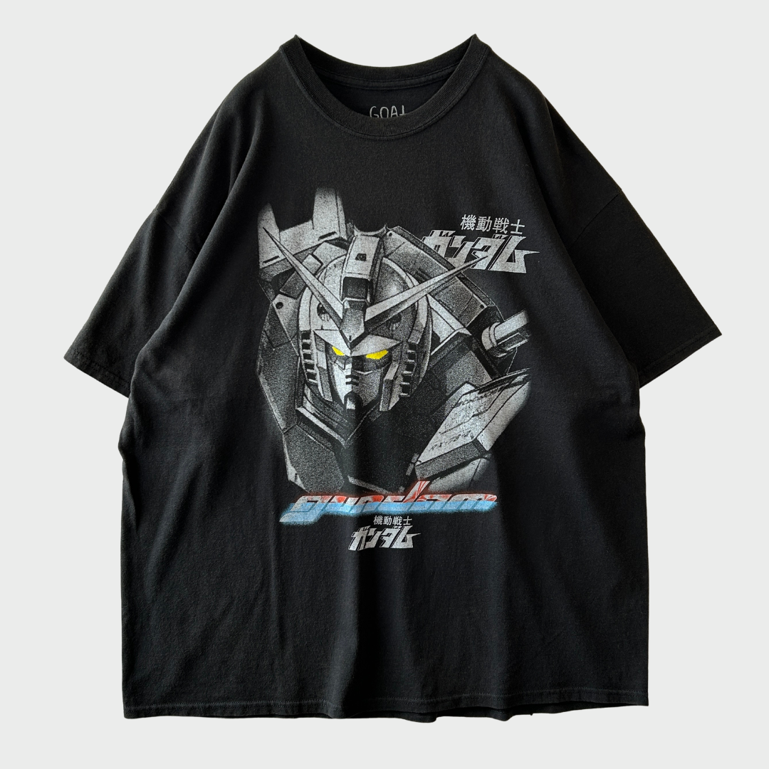 00's 機動戦士ガンダム アニメTシャツ ブラック(XL)/B3571T-SO