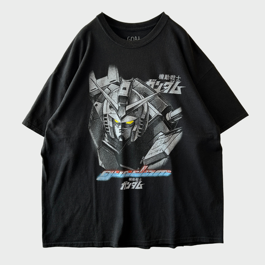 00's 機動戦士ガンダム アニメTシャツ ブラック(XL)/B3571T-SO