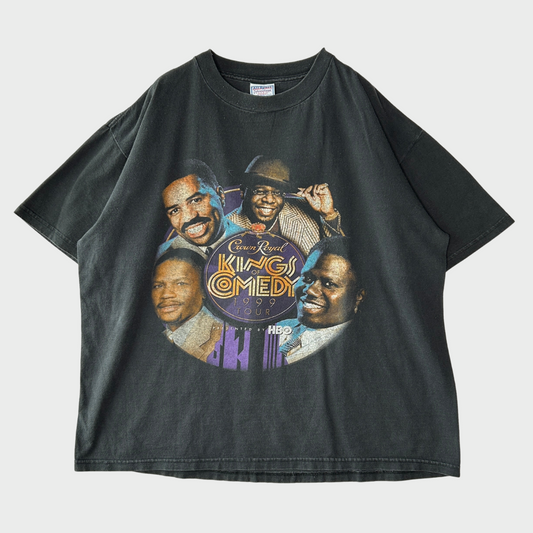 90's All Sport KING COMEDYツアーTシャツ 黒 (XL)/A7591T-SO
