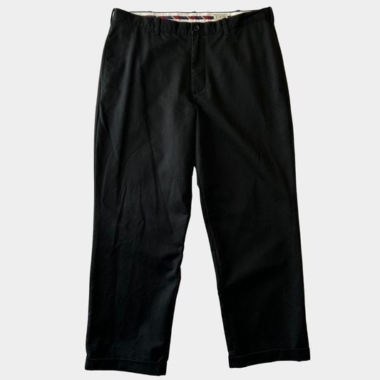 00's J.CREW Essential Chino コットンチノパン ブラック(W38)/C1177P-SO