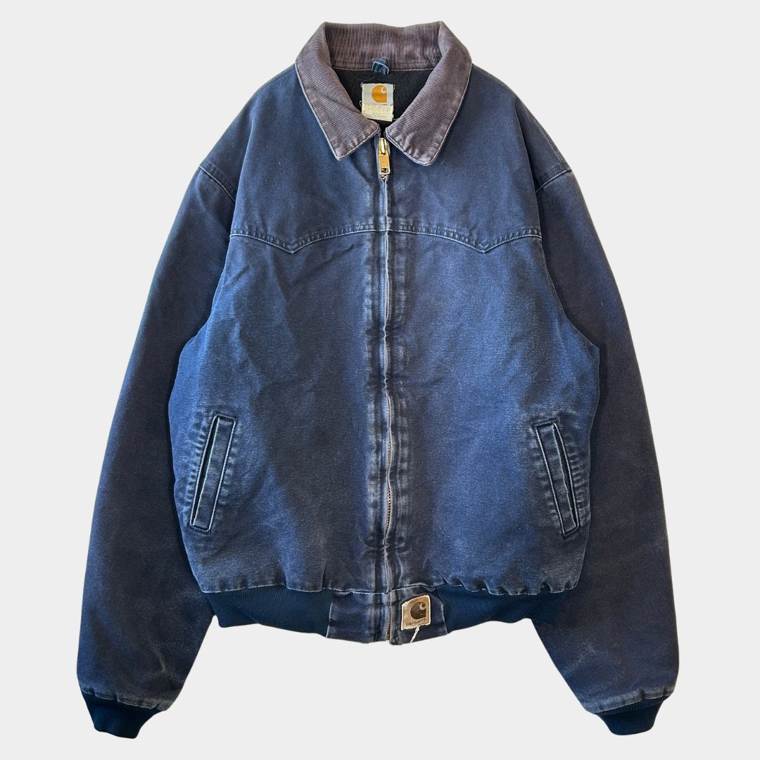 00's Carhartt カーハート サンタフェジャケット J14 MTD ネイビー (L-TALL)/B3420J-SO