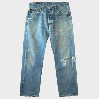 00's Levi's リーバイス 501 denim ダメージデニムパンツ (W34/L30) /A5666P-SO