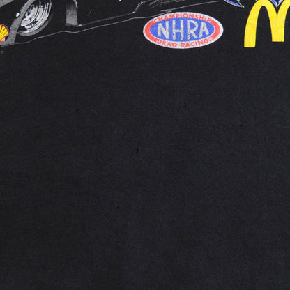 90’s McDonald's BATMAN FOREVER PEDREGON レーシングTシャツ 黒 (XL)/A3546T-SO