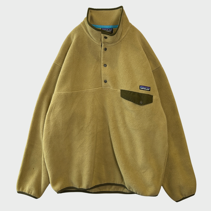 00's Patagonia シンチラスナップT フリースプルオーバー (L)/B3163F-SO