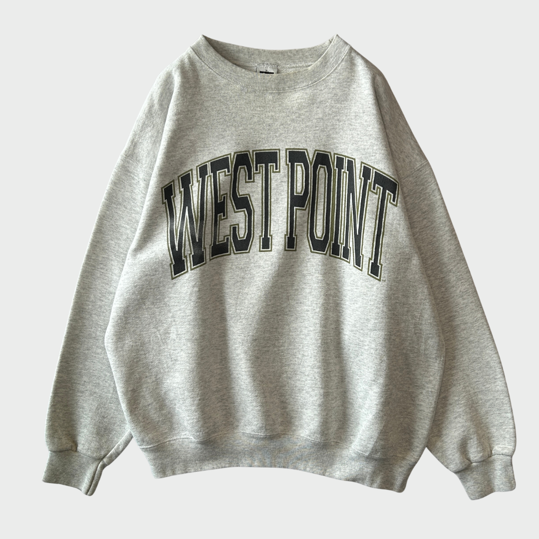 90's ALPZ  米陸軍士官学校 WEST POINT スウェット グレー(XL)/A8448S-SO