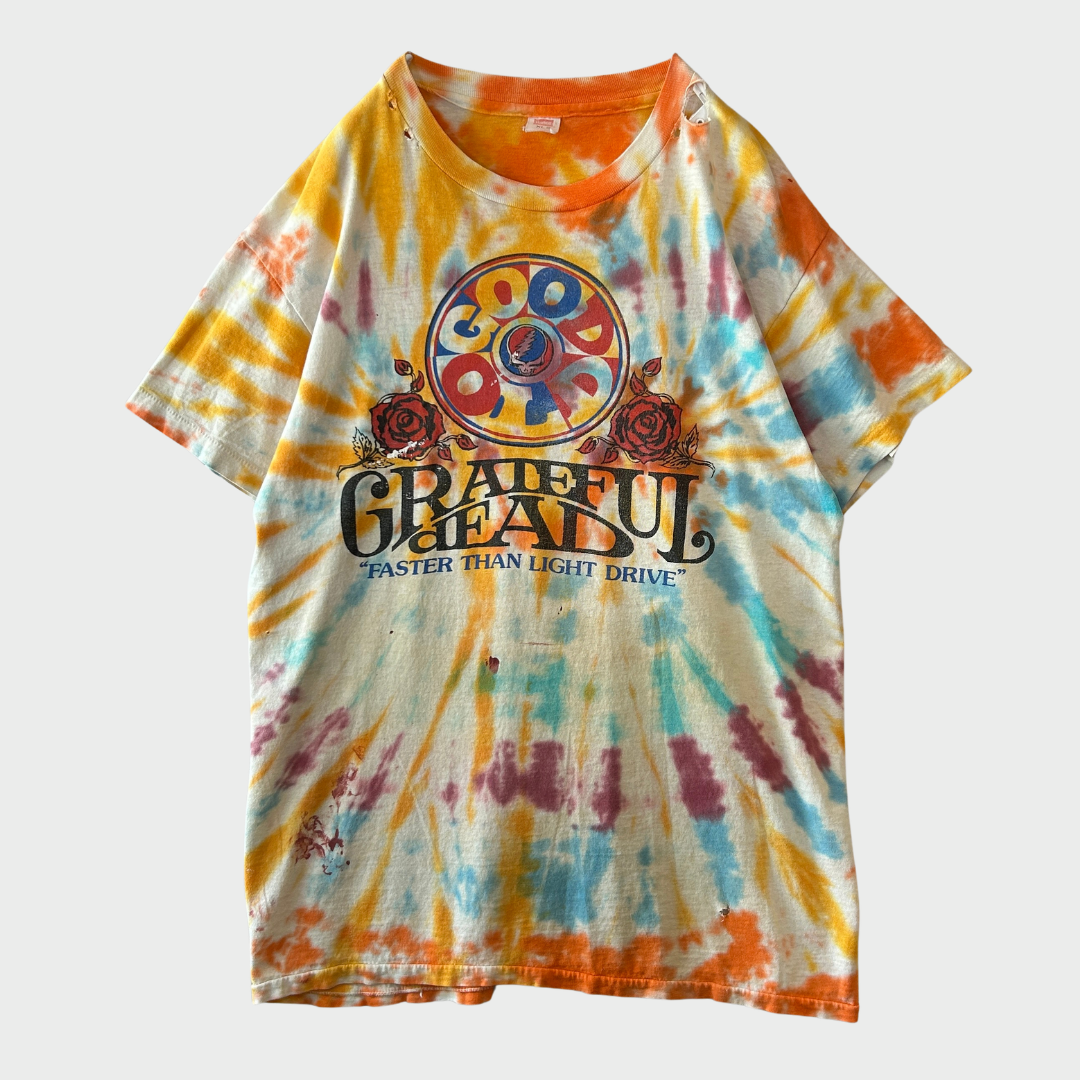 80's Hanes ヘインズ Grateful Dead グレイトフル・デッド タイダイ柄 Tシャツ /A6980T-SO