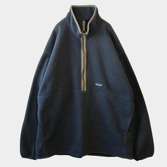 00's Patagonia パタゴニア マースピアル ハーフジップフリース チャコール/A9829F-SO