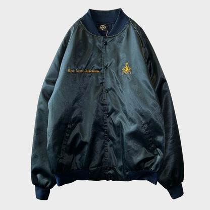 90's Jacket ナイロンスタジャン フリーメイソン ネイビー (2XL) B4099J-SO