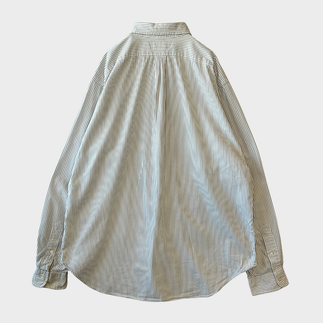 Ralph Lauren ラルフローレン "CLASSIC FIT"ストライプシャツ (XL)/A8001SH-SO