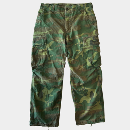 70's U.S.ARMY ERDL ジャングルファティーグパンツ リップストップ 4thモデル リーフパターン(S-S)/B1723P-SO