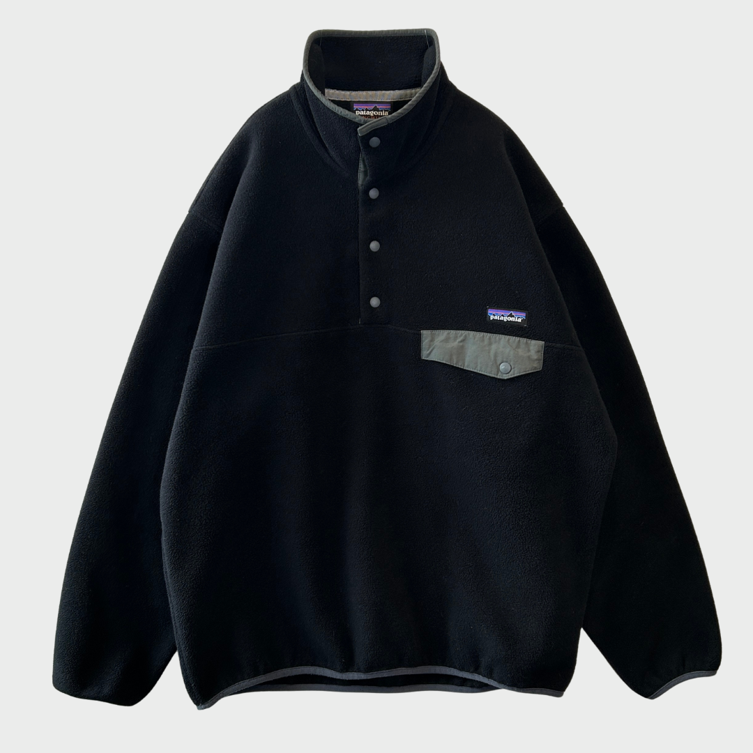 2015 (F15) Patagonia パタゴニア シンチラ スナップT フリース ブラック (M)/C1552F-SO