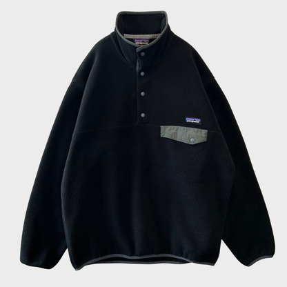 2015 (F15) Patagonia パタゴニア シンチラ スナップT フリース ブラック (M)/C1552F-SO