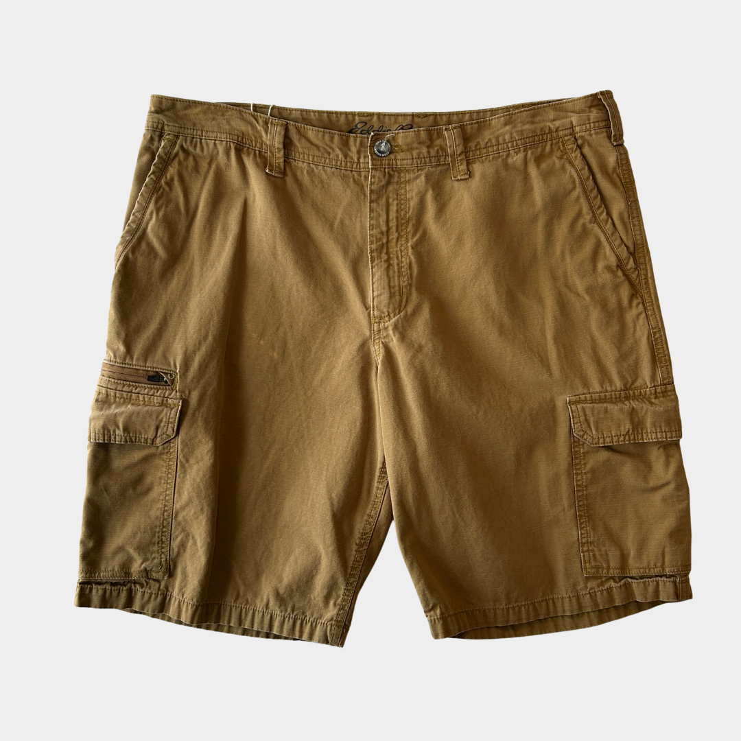 Eddie Bauer エディー・バウアー コットンカーゴショーツ リップストップ ブラウン(W38)/C1361P-SO
