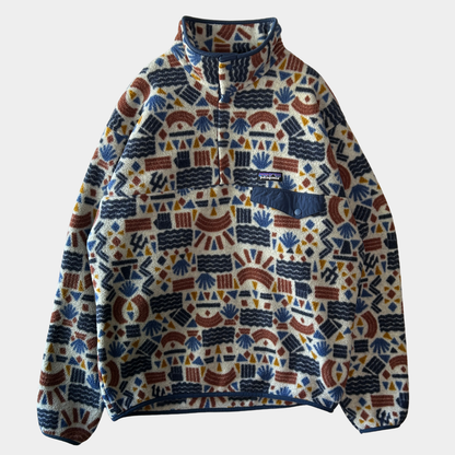 2019's Patagonia パタゴニア シンチラ スナップT プルオーバー フリース マルチビッグ プロテクテッド・ピークス (M)/C1773F-SO