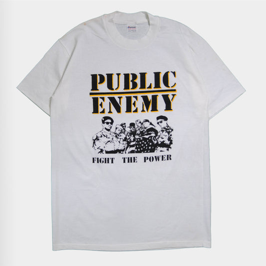 90's PUBLIC ENEMY"FIGHT THE POWER"Tシャツ(L)/A3091T-S