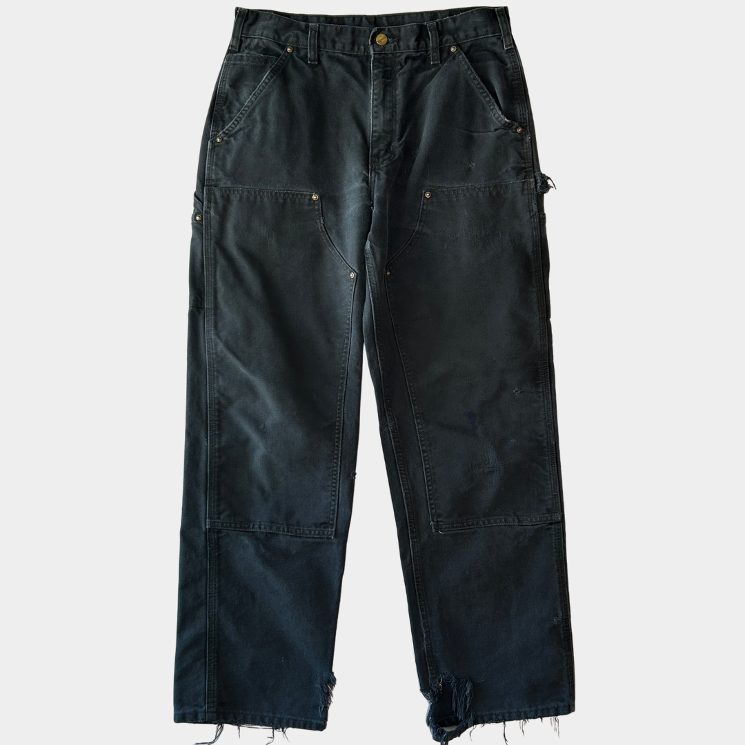 00's Carhartt カーハート ダブルニーパンツ B136 BLK (32×32)/C1063P-SO