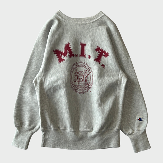 00's Champion Reverse weave リバースウィーブ "M.I.T." カレッジスウェット グレー (S)/C0659S-SO