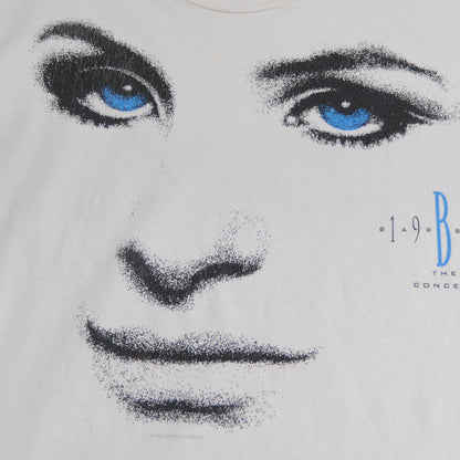 90's Barbra Streisand コンサートTシャツ 白 (L)/A3885T-SO