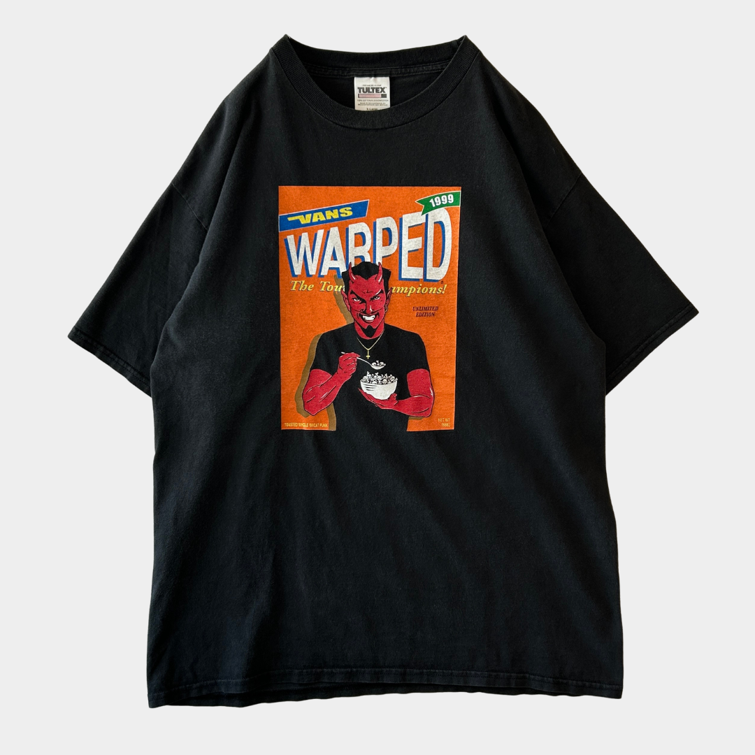 90's Vans Warped Tour '99 ワープドツアー Tシャツ フェス スケート coop Tultex(XL)/C1295T-SO