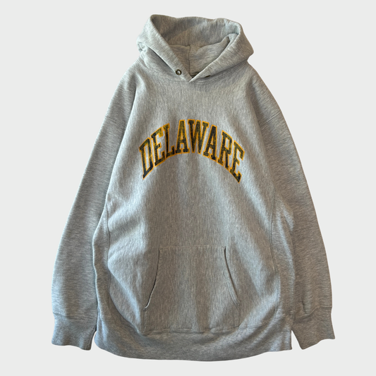 80's Champion Reverse Weave リバースウィーブ DELAWARE スウェットフーディー グレー(XXL)/C1440R-SO
