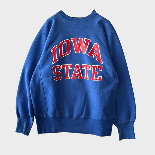 Champion ReverseWeave リバースウィーブ "IOWA STATE" ブルー (L)/C0680R-SO