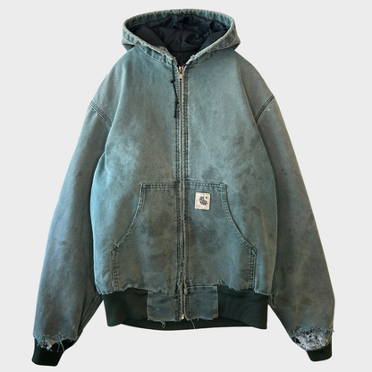 90's Carhartt カーハート アクティブジャケット J06HTG グリーン系 (M)/B3413J-SO