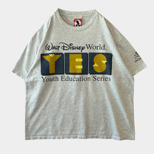 90's Mickey Inc. WDW ウォルトディズニーワールド 25周年Tシャツ グレー(サイズ不明)B2718T-SO