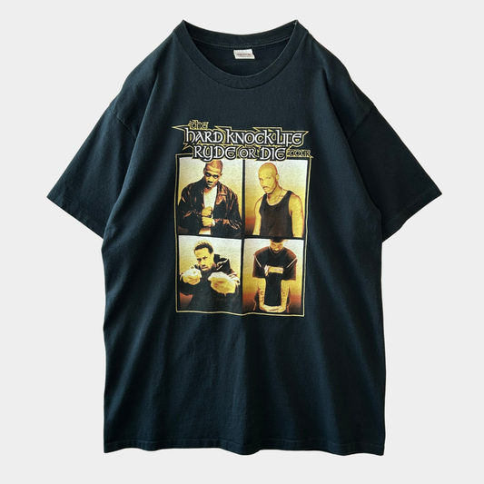90's JAY-Z "Hard Knock Life Ryde or Die"ツアーTシャツ ラップT anvil 黒(XL)/C0824T-SO