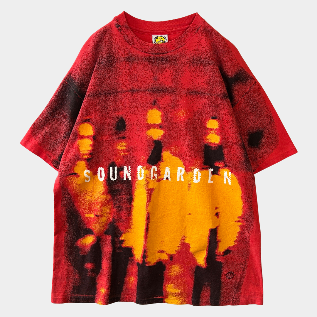90's SOUND GARDEN "SUPER UNKNOWN" サウンドガーデン バンドTシャツ BALZOUT 赤(XL)/A7097T-SO