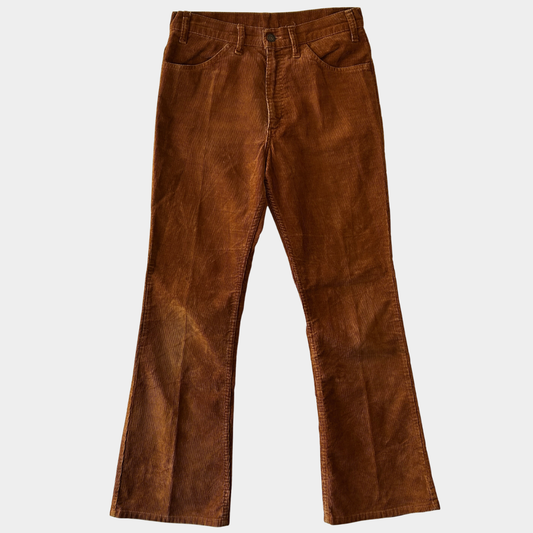 70's Levi's リーバイス 646 コーデュロイパンツ フレアパンツ ブラウン(W31L32)/C1428P-SO