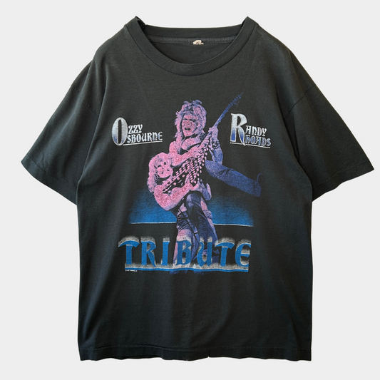80's Ozzy Osbourne&Randy Roads”トリビュート〜ランディ・ローズに捧ぐ”プロモTシャツ/A7506T-SO