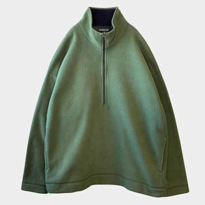 90's Patagonia パタゴニア ハーフジップフリースプルオーバー USA製(XL)/B1441F-SO
