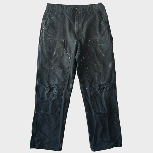 Carhartt ダブルニー BLK ブラック(34×32)/B3429P-SO