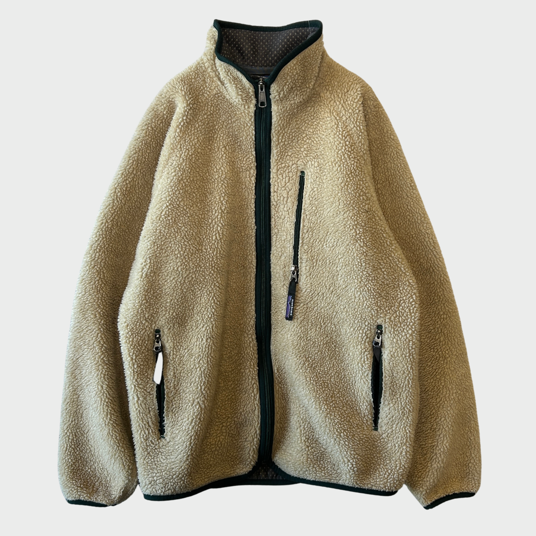 90's Patagonia パタゴニア ベビーレトロカーディガン ベージュ (M)/A8893F-SO