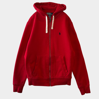 POLO Ralph Lauren ラルフローレン ジップアップフーディー スウェットパーカー レッド(S)/C1722S-SO