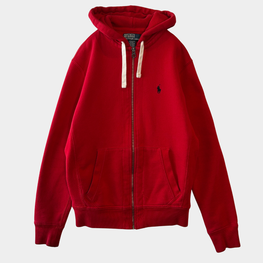 POLO Ralph Lauren ラルフローレン ジップアップフーディー スウェットパーカー レッド(S)/C1722S-SO