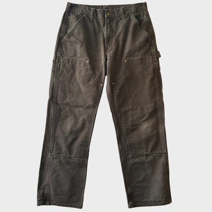 00's Carhartt カーハート ダブルニー ペインターパンツ B136 DKB ダークブラウン (W31/L30) /B3729P-SO