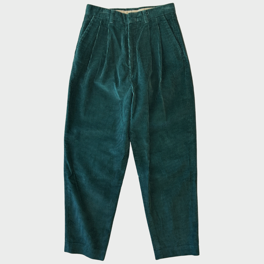 90's Eddie Bauer エディバウアー アウトタック コーデュロイパンツ 緑 (L28)/A4911P-SO