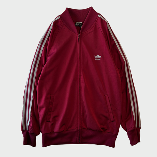 80's adidas アディダス ATP トラックジャケット トレフォイル バーガンディ(L)/B4236J-SO