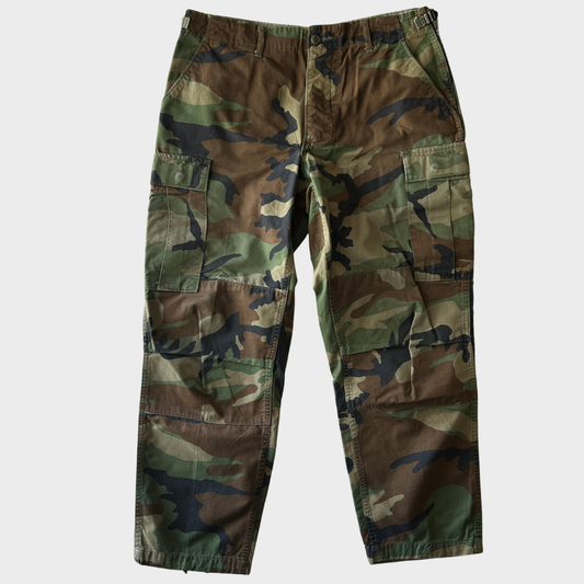 00's U.S.ARMY "HOT Weather"ウッドランドカモ コンバットカーゴパンツ/B2343P-SO