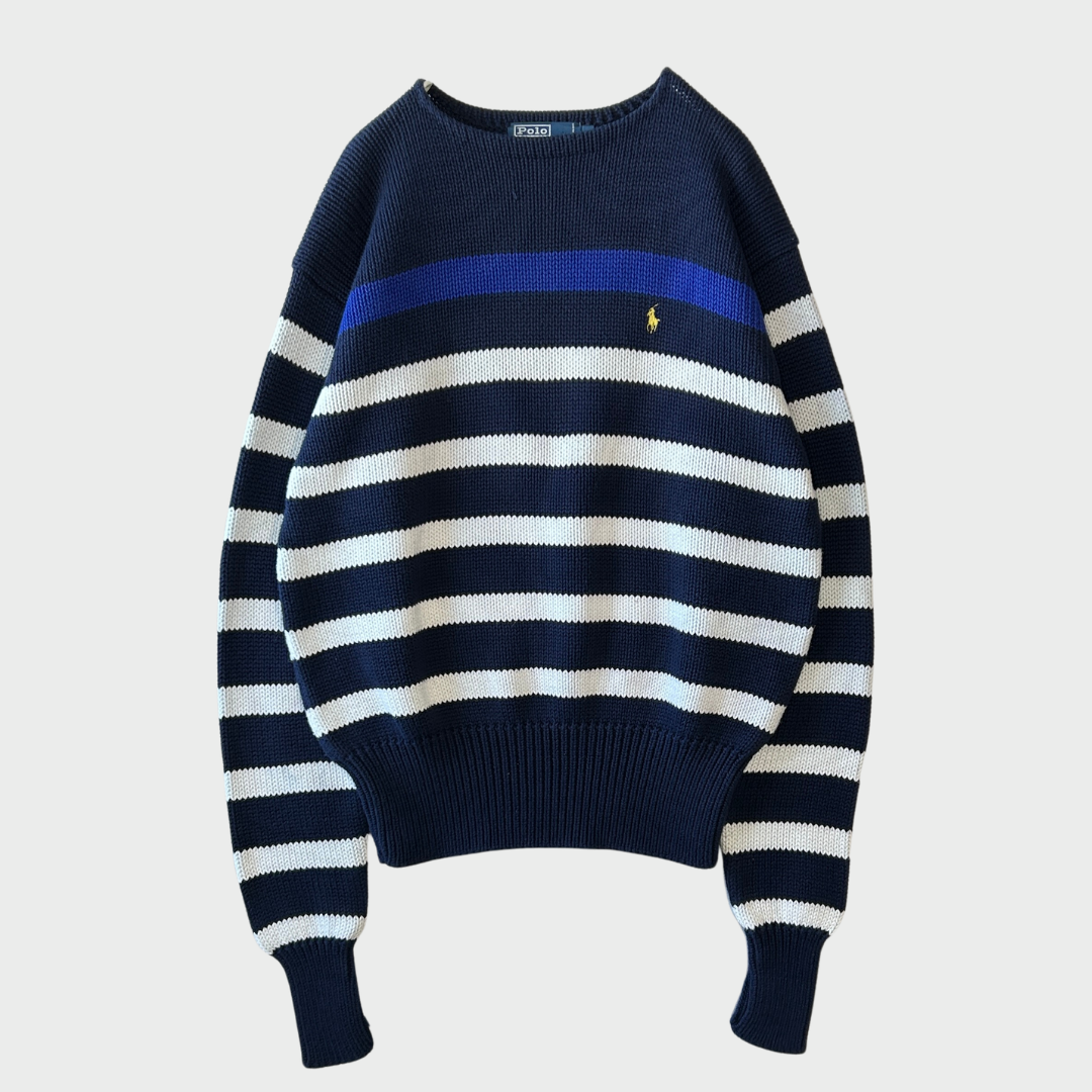 Polo by Ralph Lauren ラルフローレン コットンニット ボーダー (M)/A8972K-SO